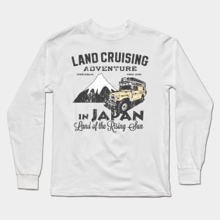 Landcruising Adventure in Japan - Straight font edition Long Sleeve T-Shirt